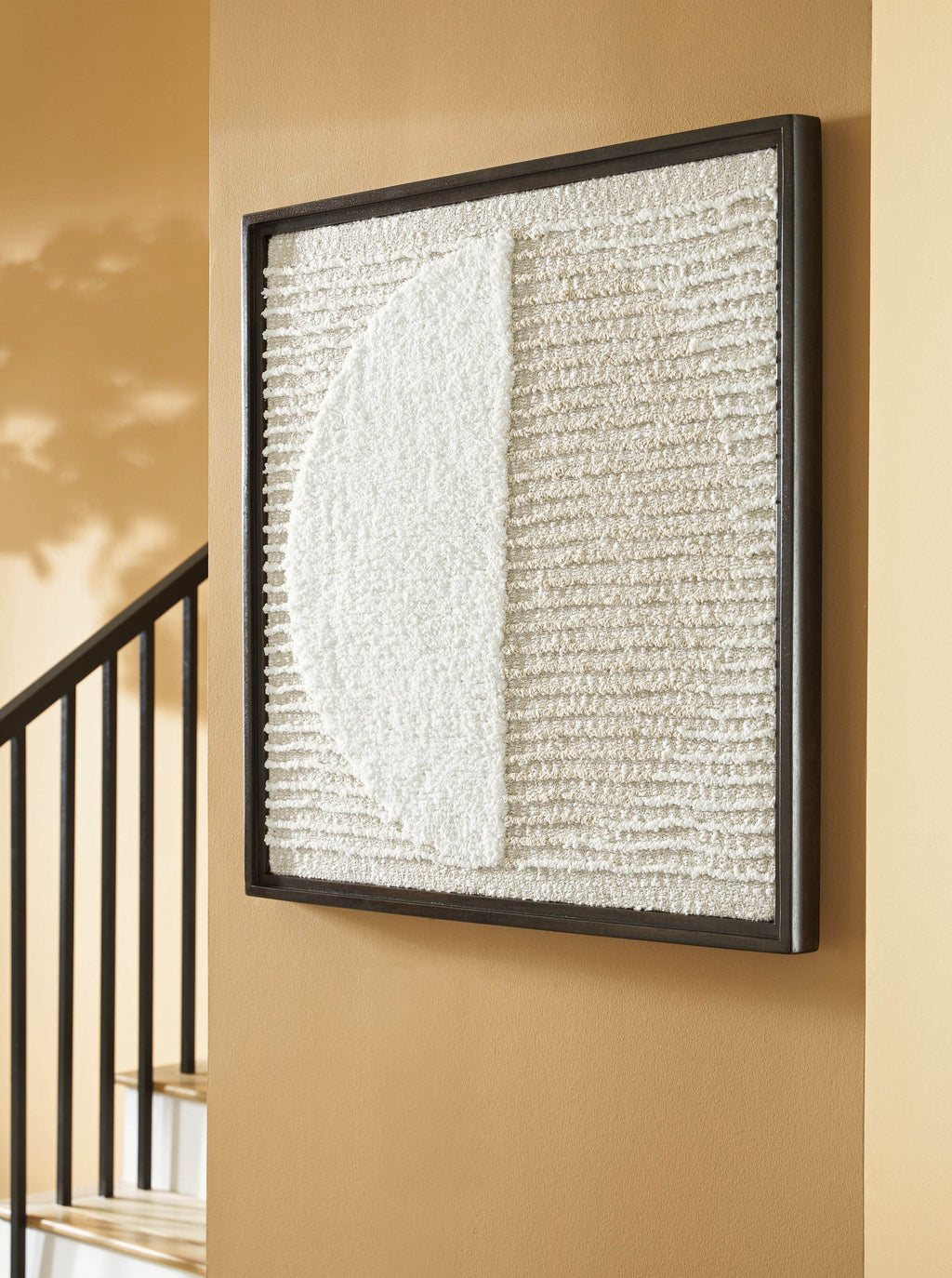 Bachard - Wall Decor - Tan / White-1