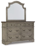 Lodenbay - Dresser, Mirror - Antique Gray-0