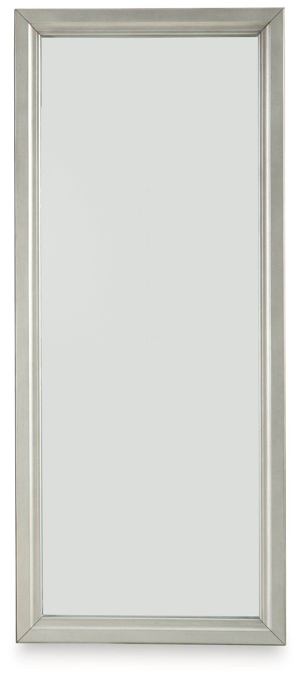 Evesen - Floor Standing Mirror With Storage - Champagne-1