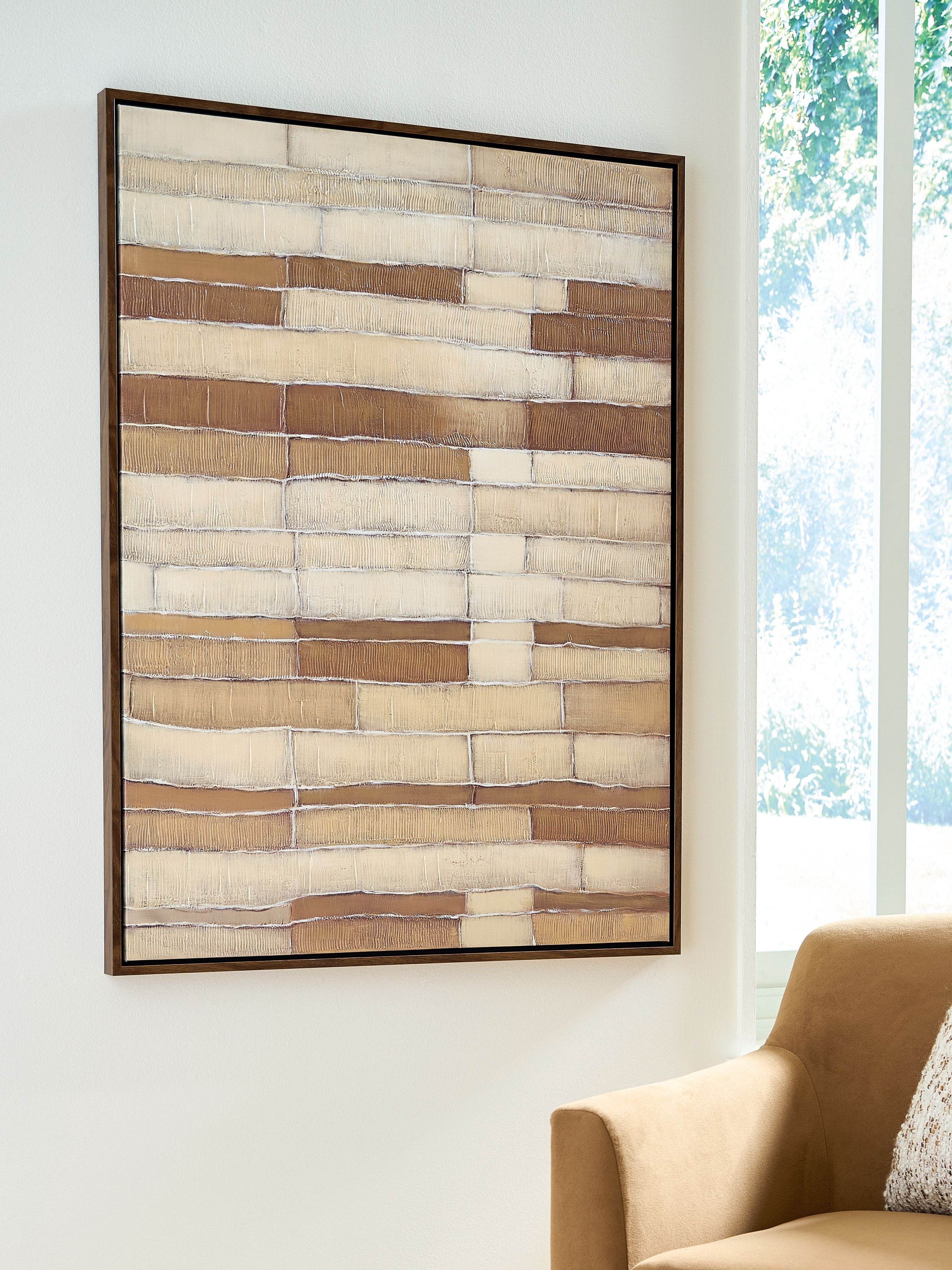 Kalanmore - Wall Art - Brown / Tan / White-1