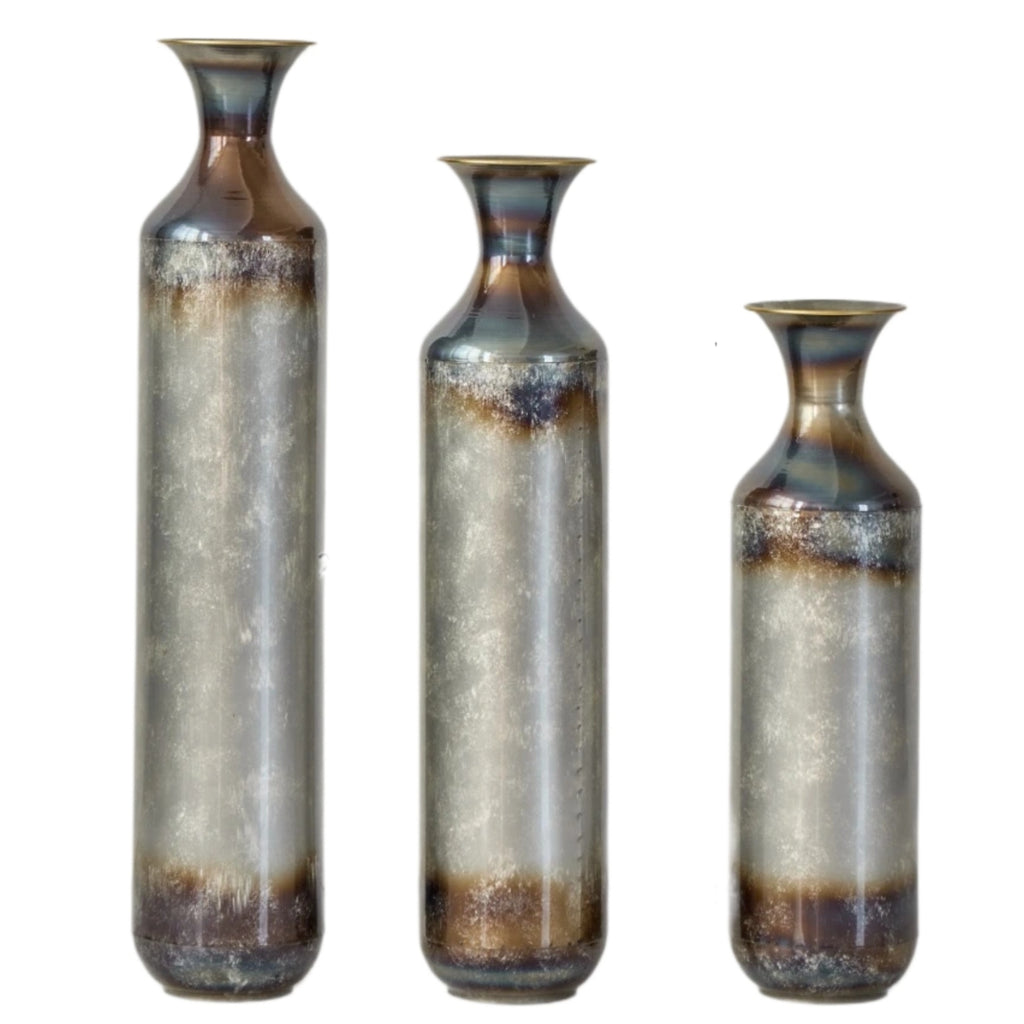Modern Droplet-Shaped Floor Vase Set