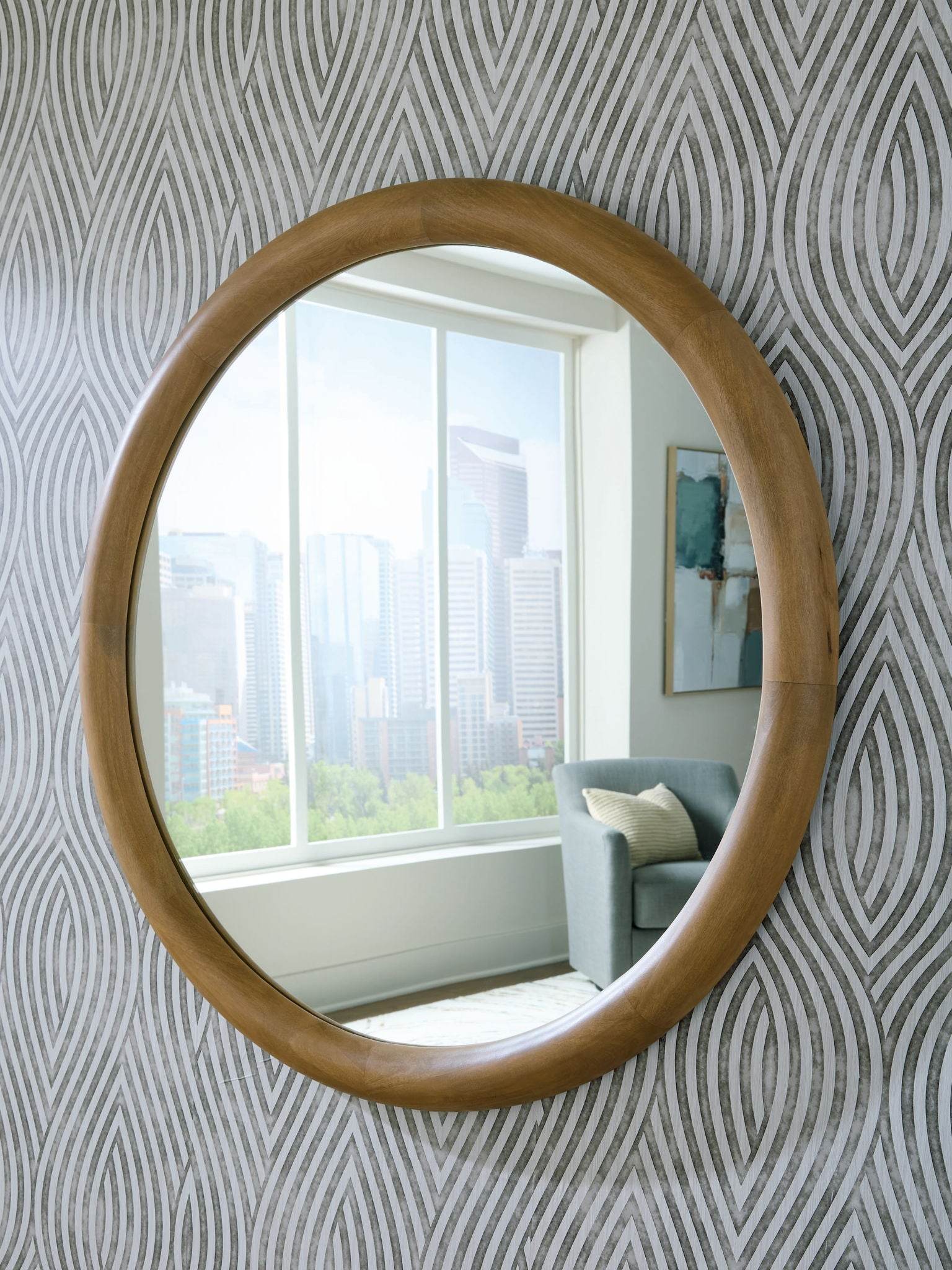 Yadiel - Accent Mirror - Brown-1