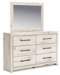 Lawroy - Dresser And Mirror - Light Natural-0