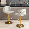 Beige Bar Stool (Set of 2)
