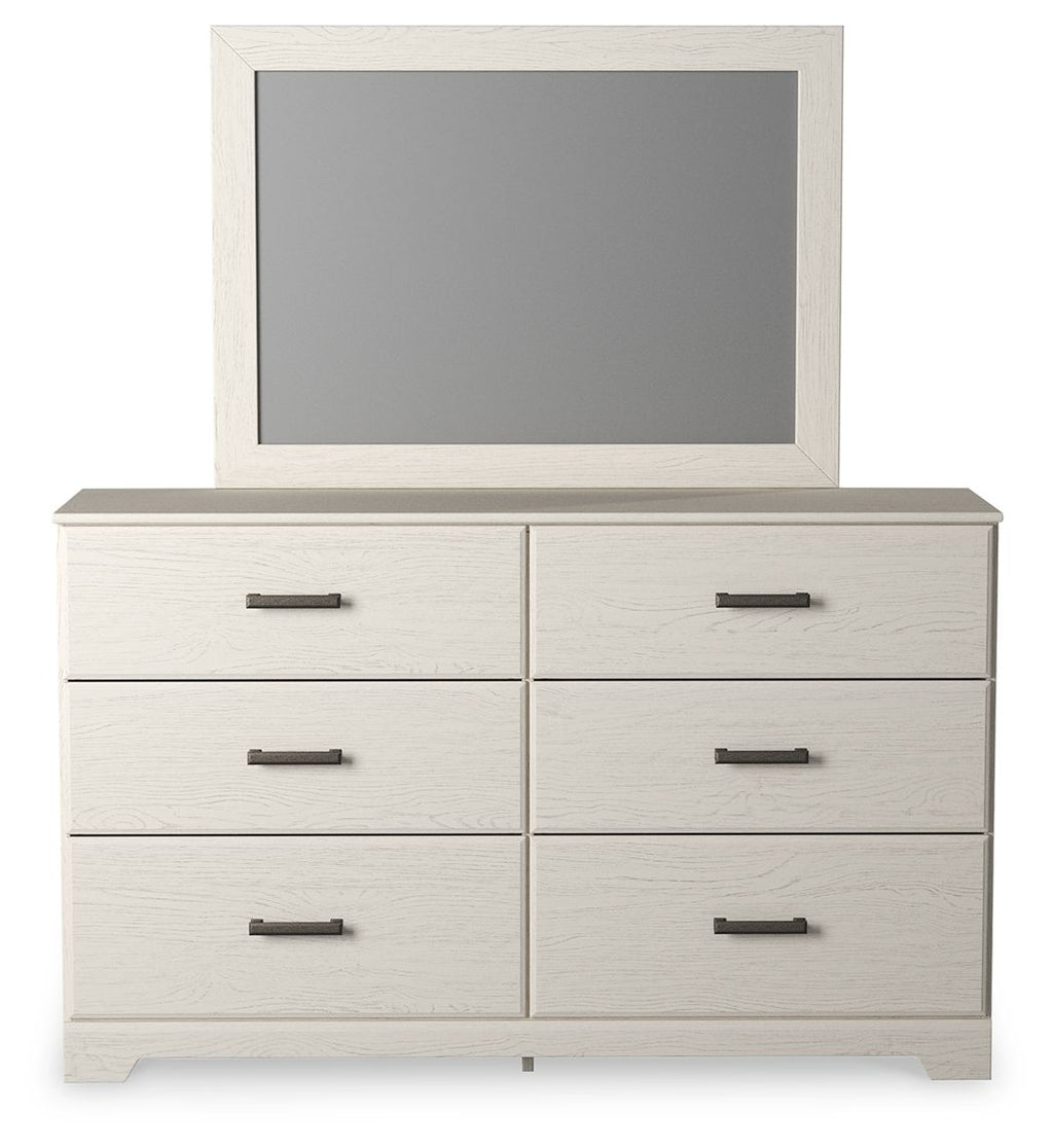 Stelsie - Dresser, Mirror - White-1