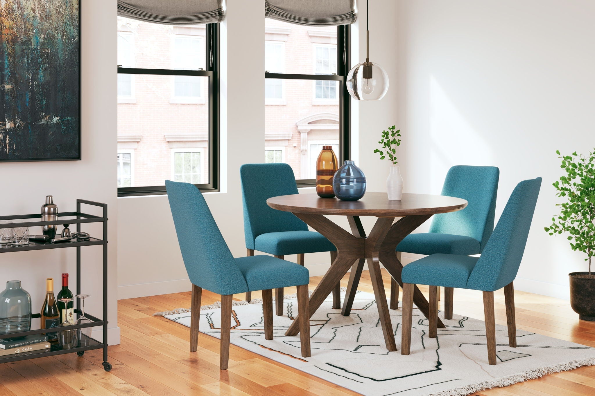 Lyncott - Dining Room Table Set-2