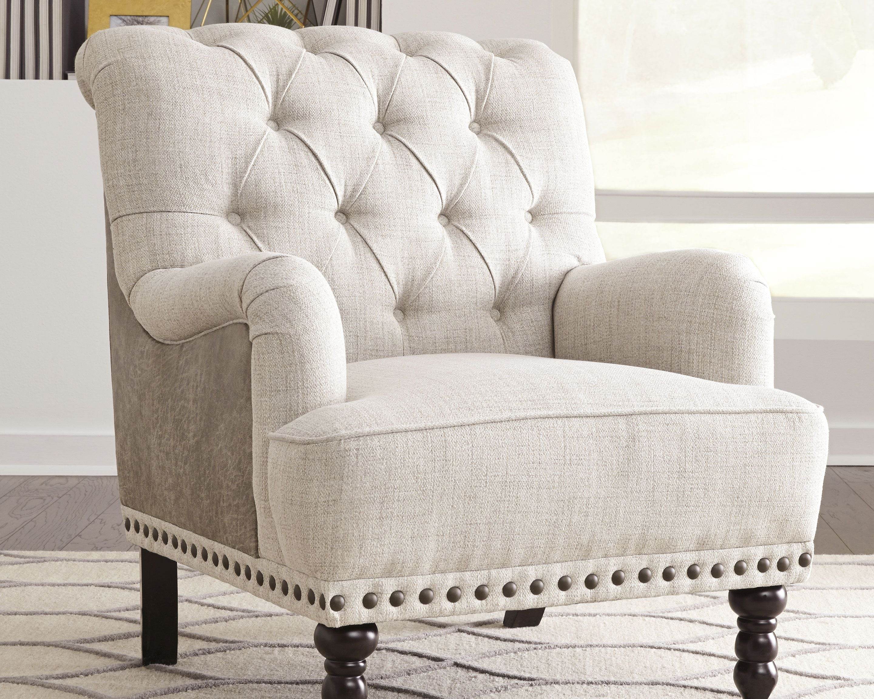 Tartonelle - Accent Chair - Ivory / Taupe-1