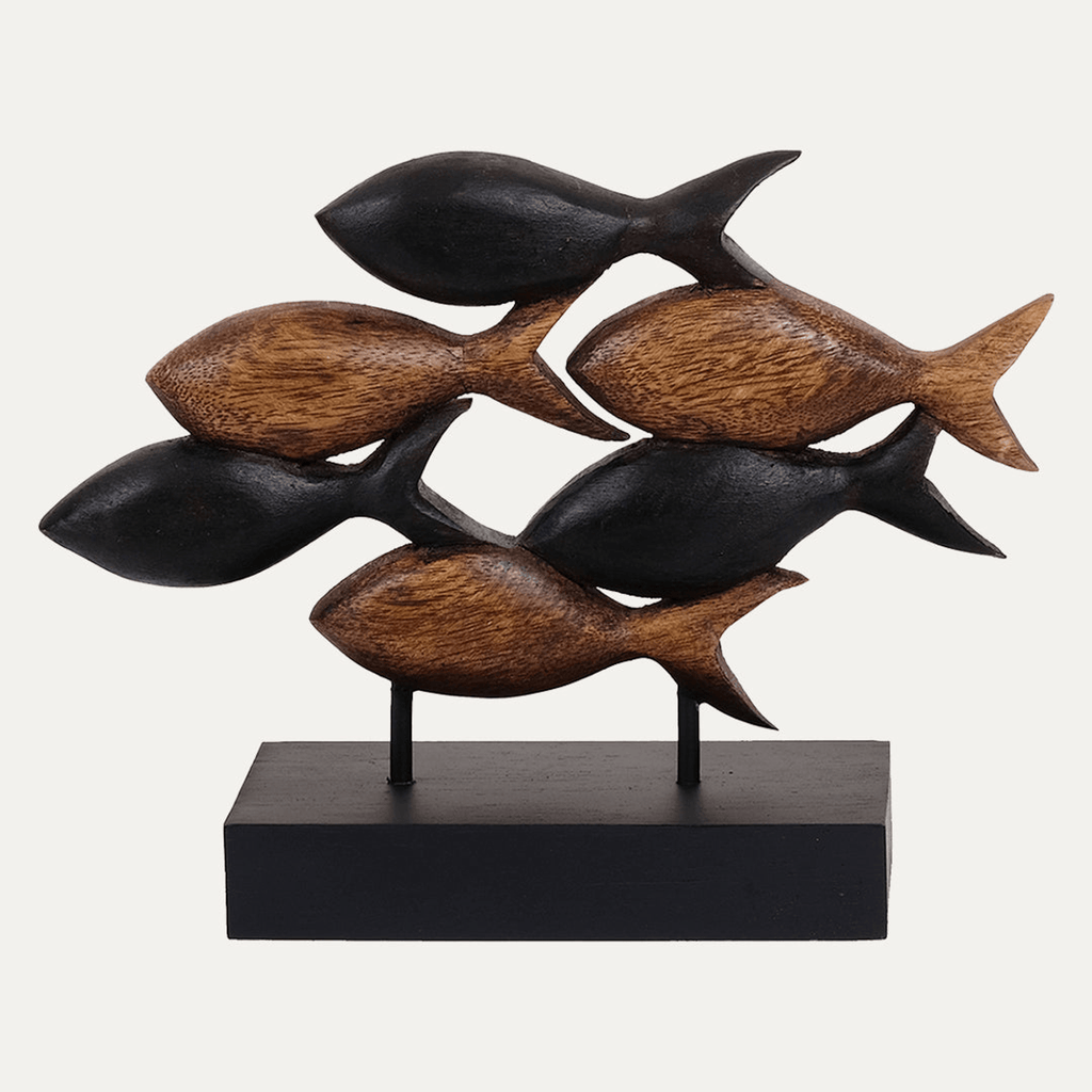 Handcrafted Acacia Wood Heart Sculpture-23