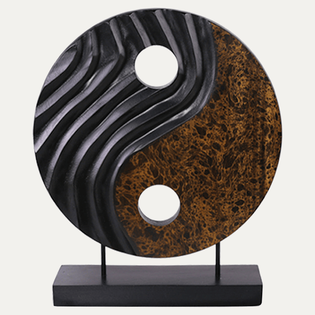 Handcrafted Acacia Wood Heart Sculpture-12