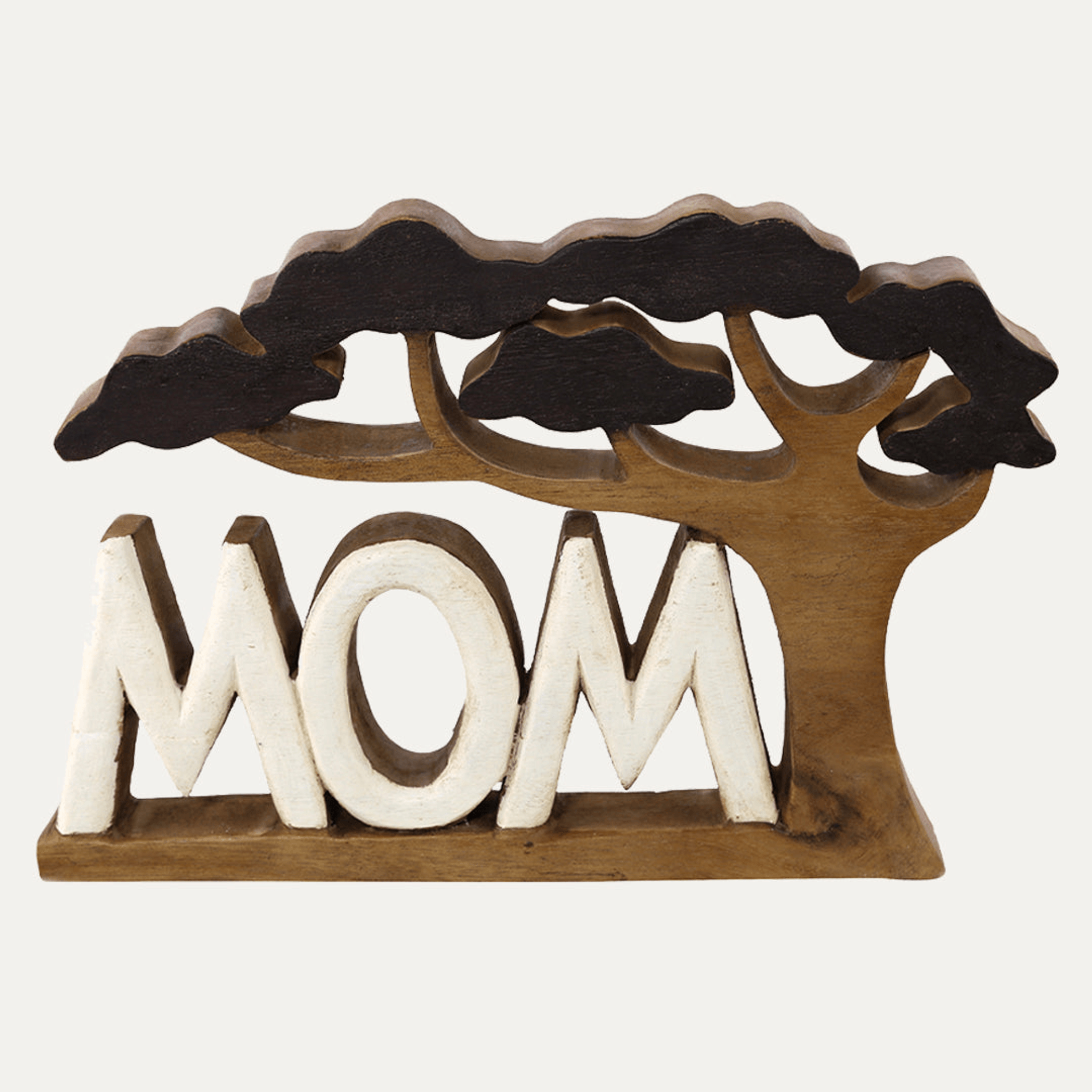 Handcrafted Acacia Wood Heart Sculpture-25