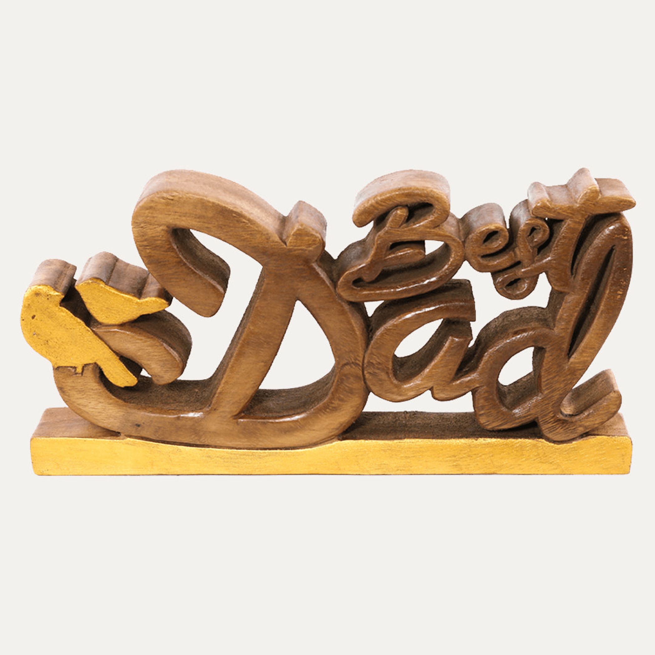 Handcrafted Acacia Wood Heart Sculpture-61