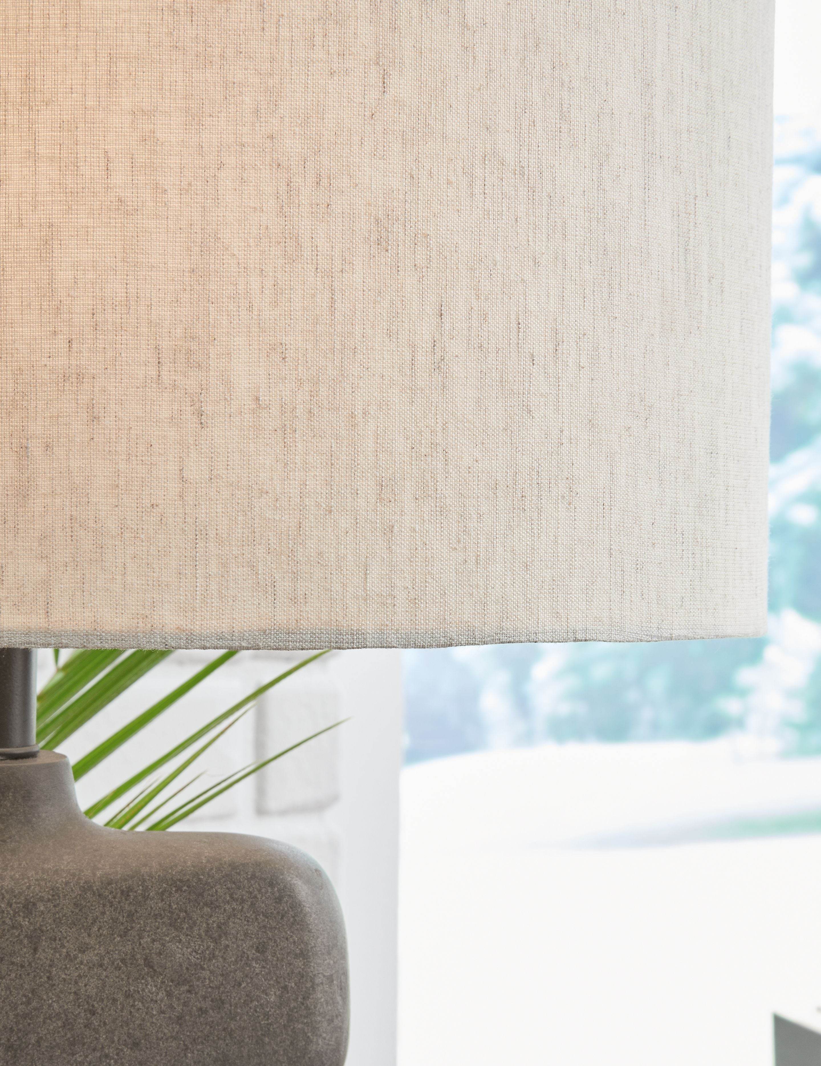 Danacy - Paper Table Lamp - Distressed Black-1