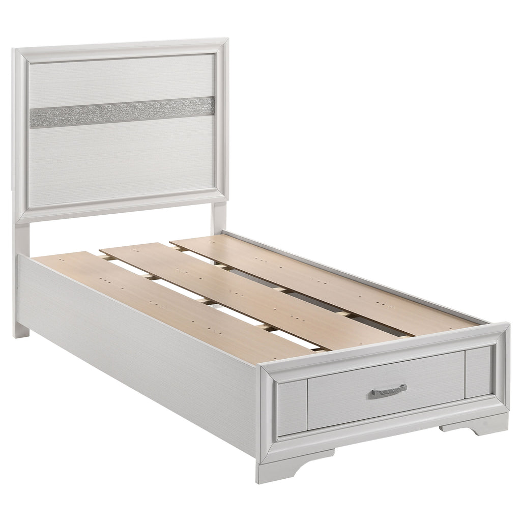 Annie White Modern 5-Piece Twin Bedroom Set