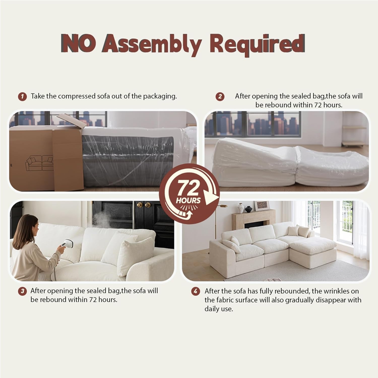 Forest Green Oversized 115 Inch Convertible Sectional-4