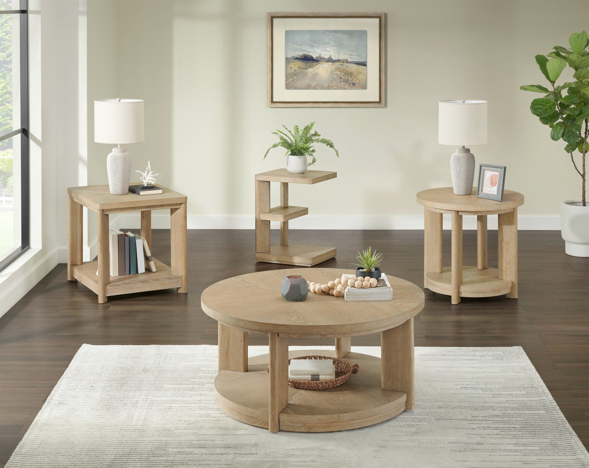 Tan Coffee Table