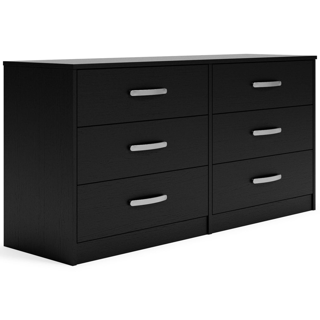 Finch - Six Drawer Dresser - 29'' Height - Black-0