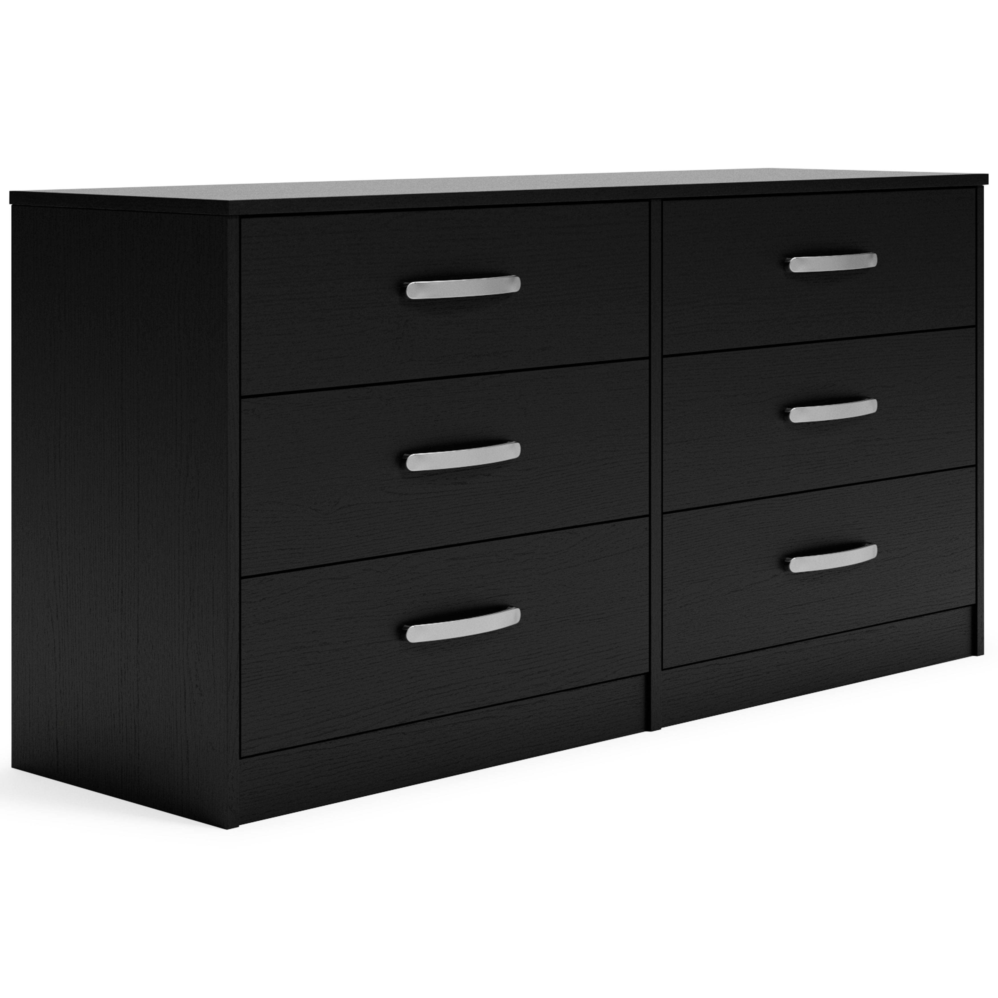 Finch - Six Drawer Dresser - 29'' Height - Black-0