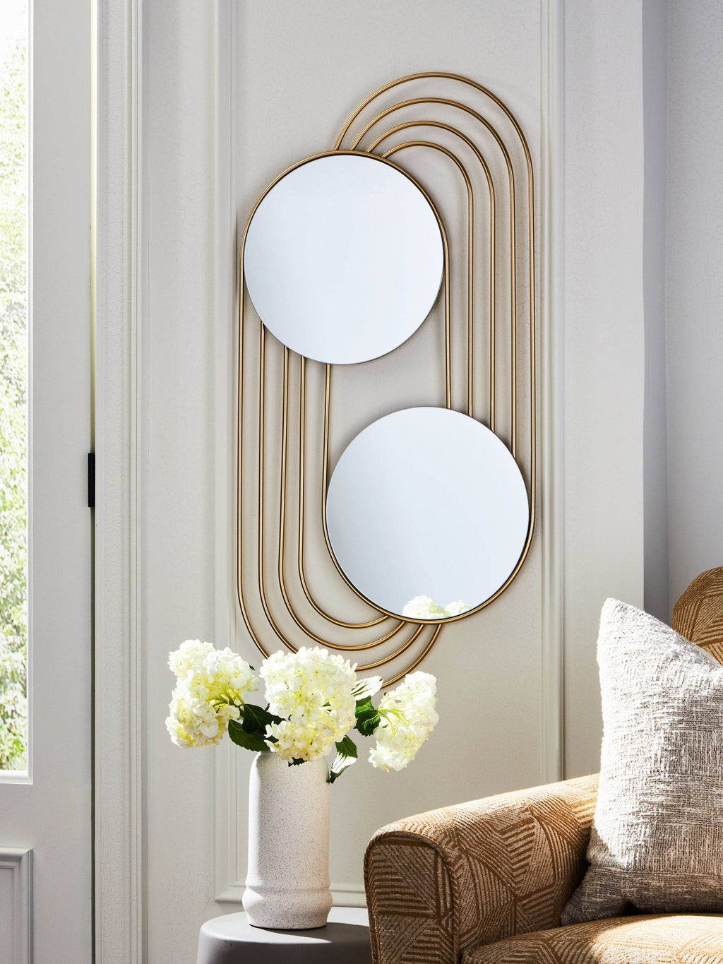 Warrenley - Accent Mirror - Gold Finish-1