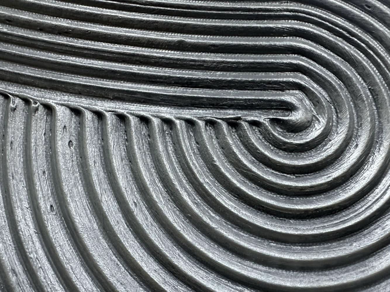 Silver Gray Multidimensional 3D Wall Art work 28x40-2