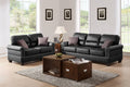 Black Leather Loveseat