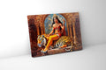 Parvati Canvas Wall Art-Indian Art-Spiritual Wall Art-1