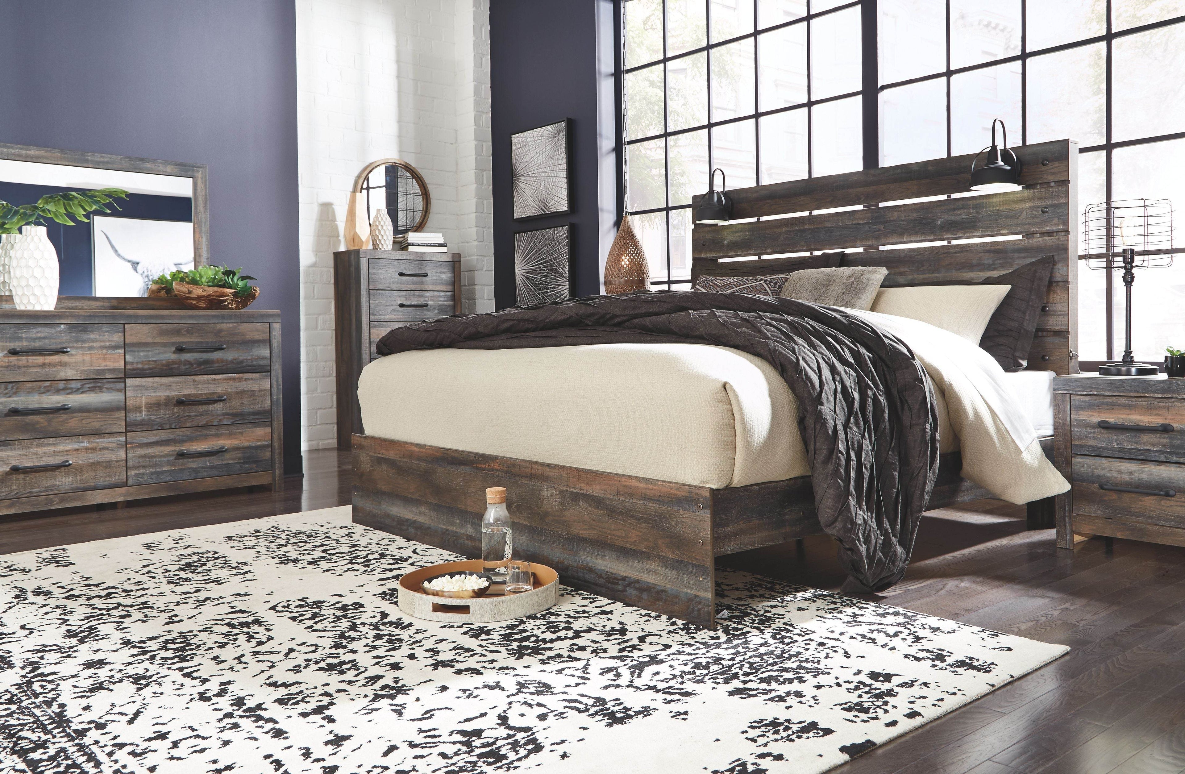Drystan - Panel Bedroom Set-11
