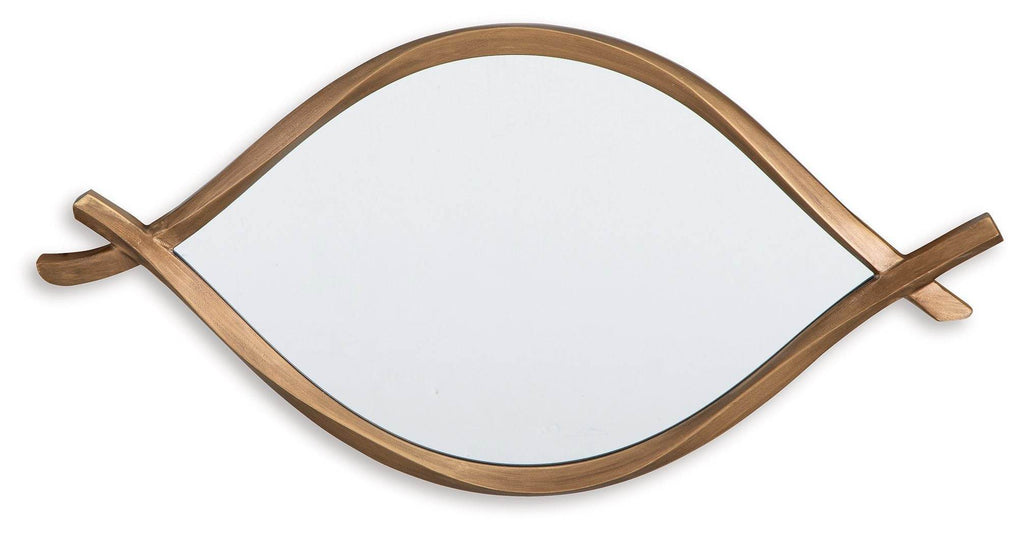 Bartner - Accent Mirror - Antique Gold Finish-0