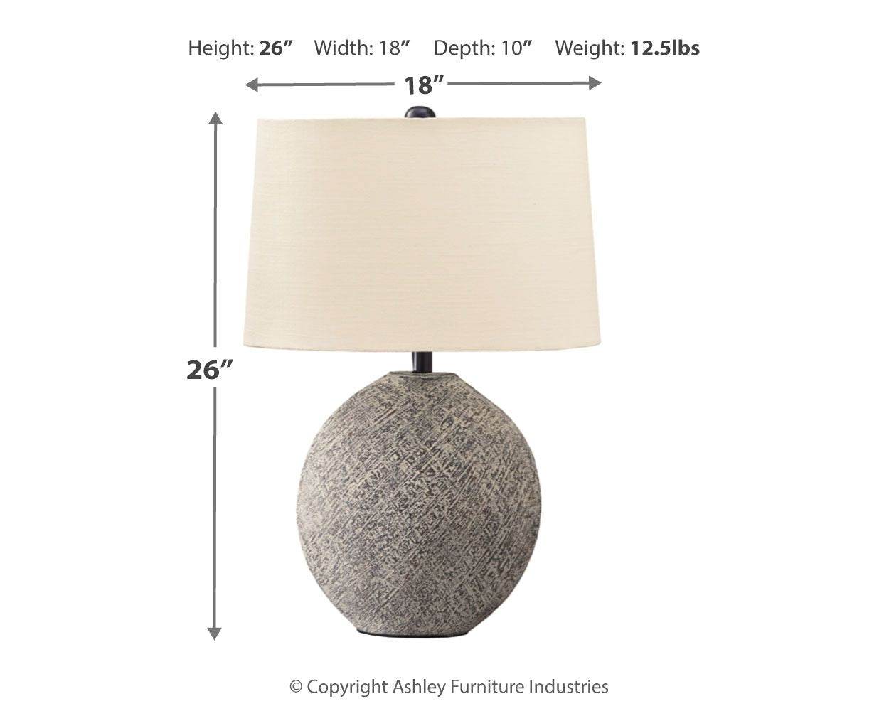 Harif - Paper Table Lamp  - Beige-1