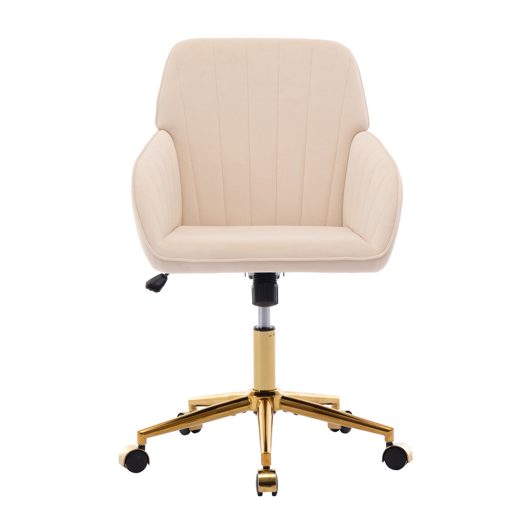 Khaki Velvet TY Ergonomic Office Chair