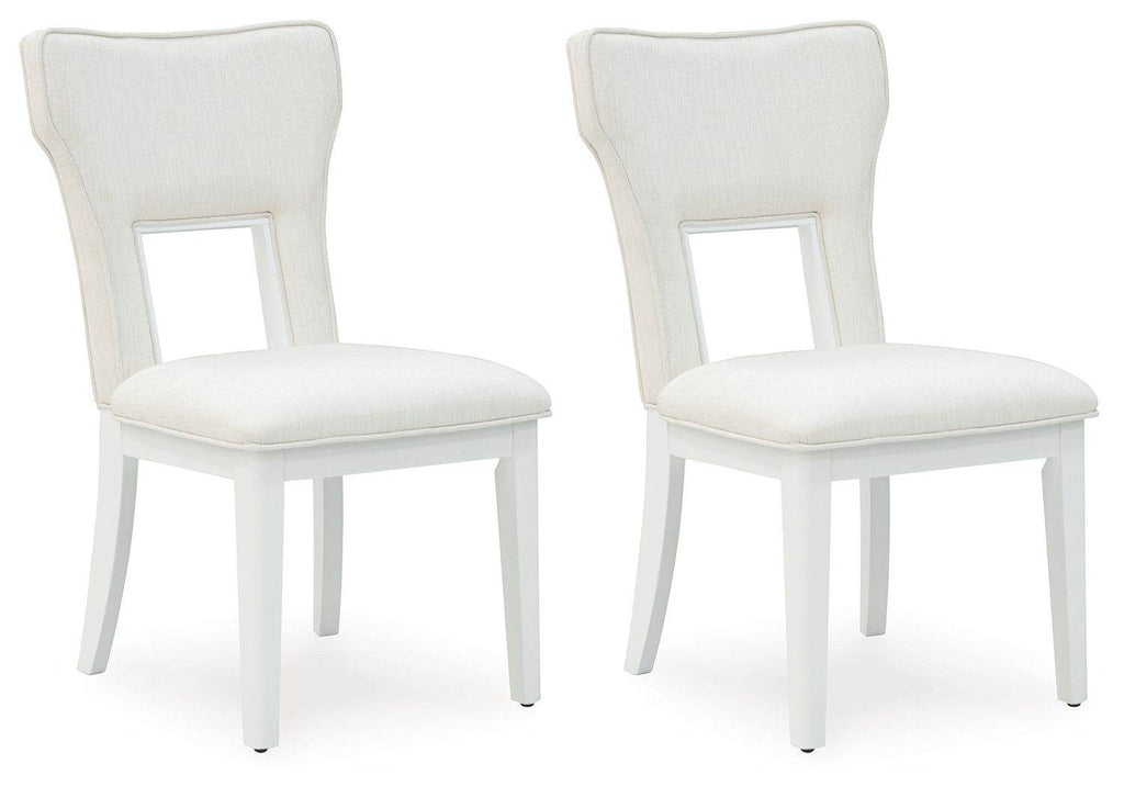 Chalanna - Dining Upholstered Side Chair (Set of 2) - White-0