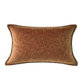 Set of 2 Light Brown Textured Throw Pillow