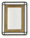 Beelman - Accent Mirror - Black / Brown-0