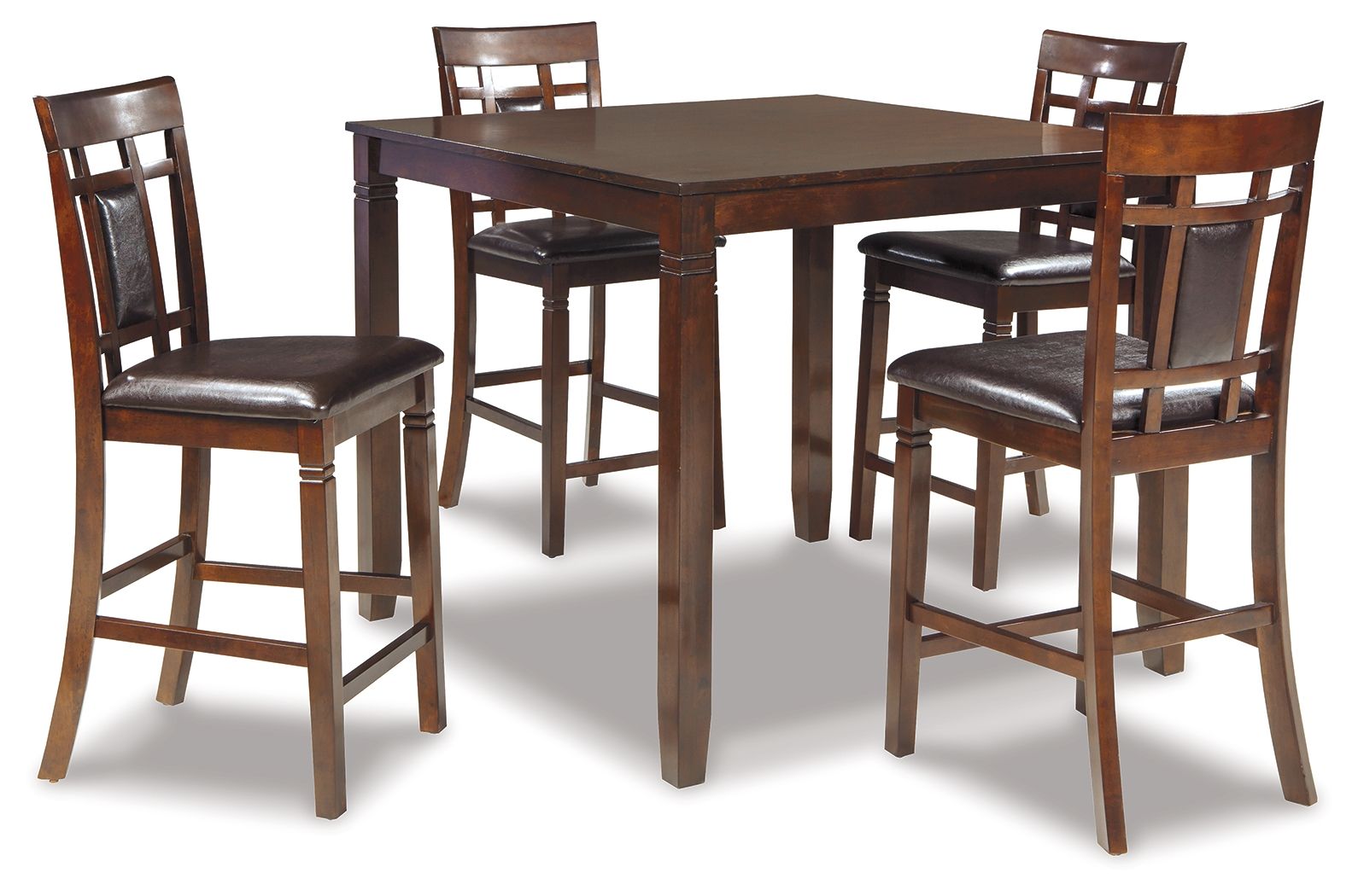 Bennox - DRM Counter Table Set (Set of 5) - Brown-0
