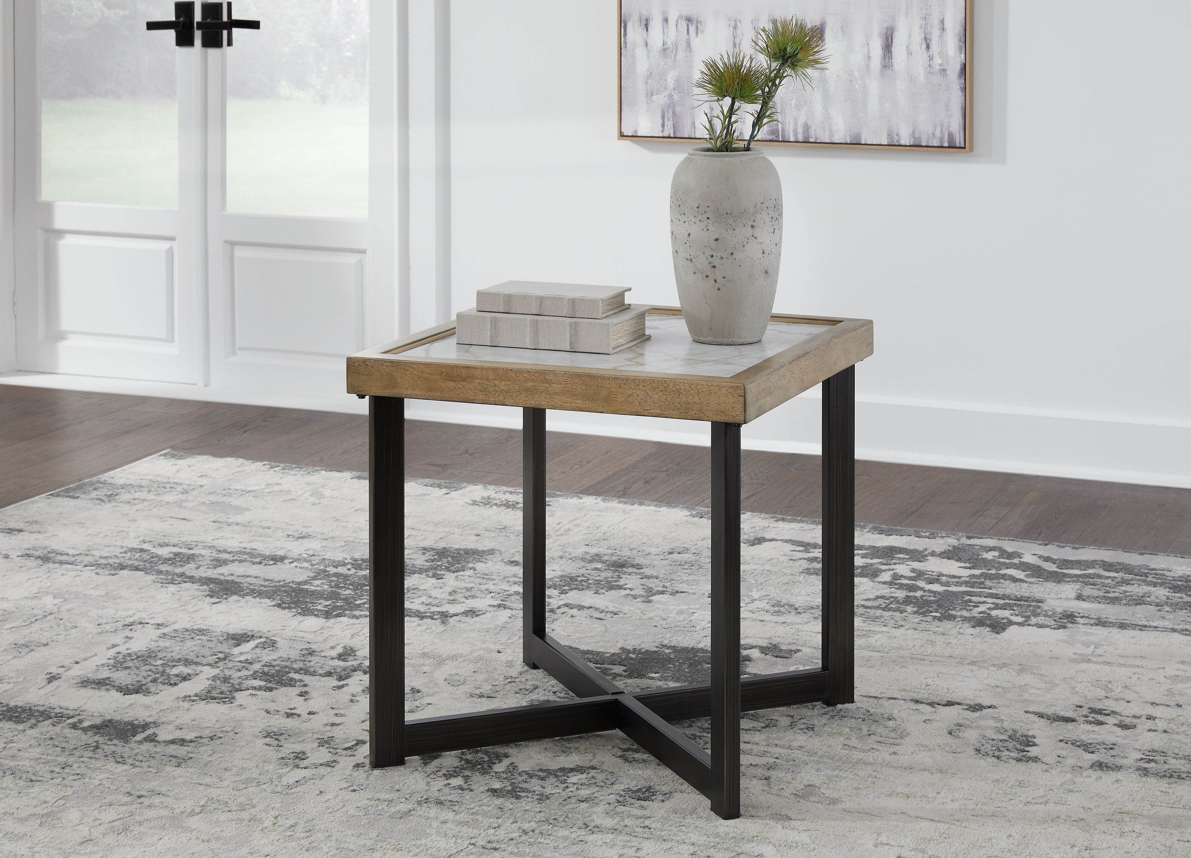 Montia - Square End Table - Multi-1