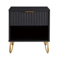 Glam Black Nightstand