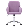 Lilac Velvet Swivel Chair