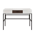 Verster Natural & Black Finish Writing Desk W/USB