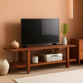 Bamboo Walnut Console Table