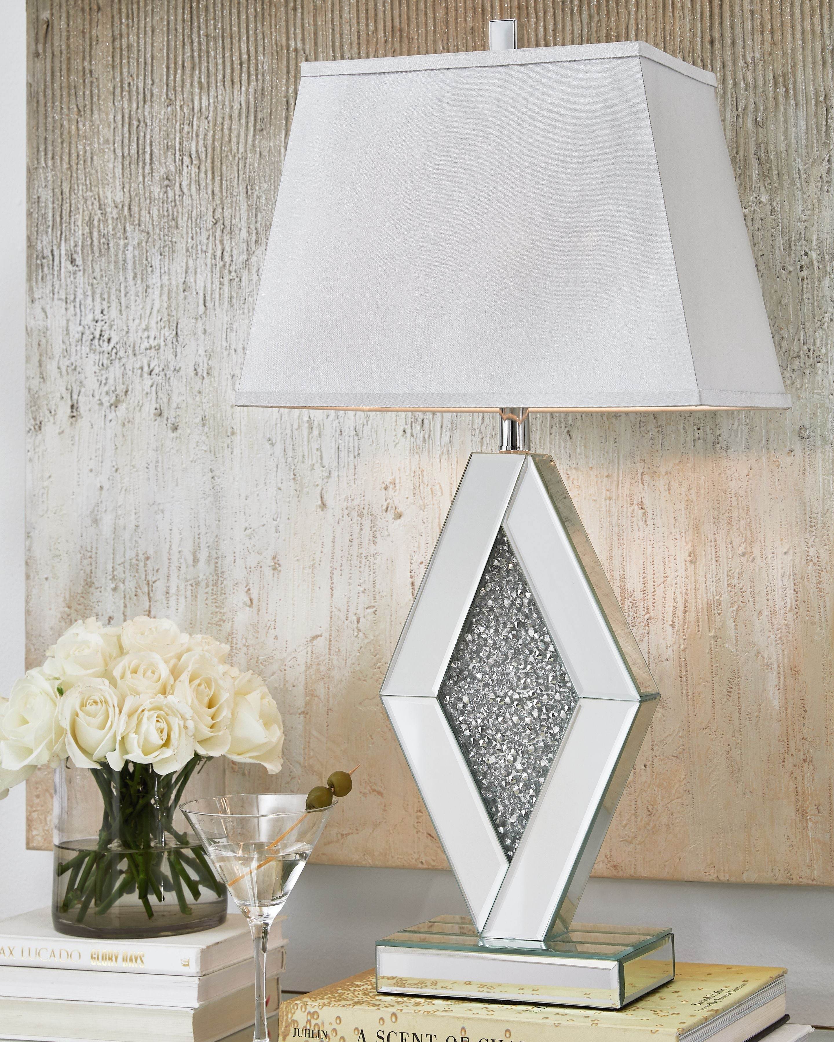 Prunella - Mirror Table Lamp  - Silver Finish-2