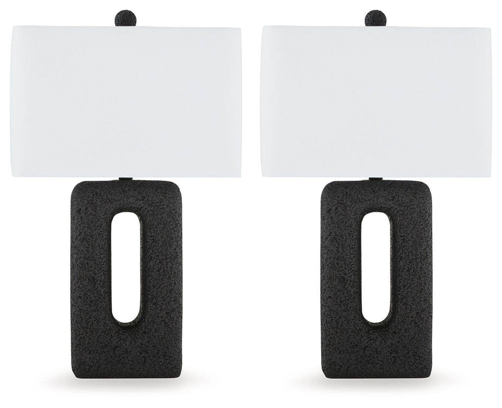 Wimmings - Poly Table Lamp (Set of 2) - Black-0
