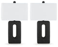 Wimmings - Poly Table Lamp (Set of 2) - Black-0