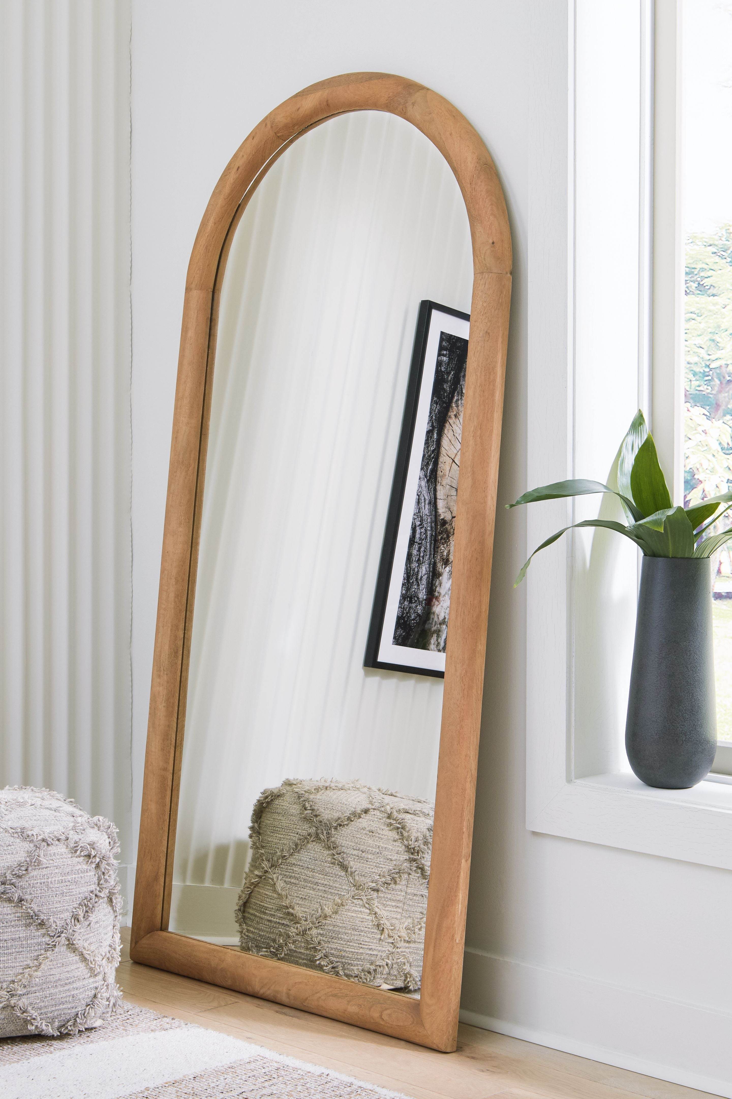 Dairville - Floor Mirror - Brown-1