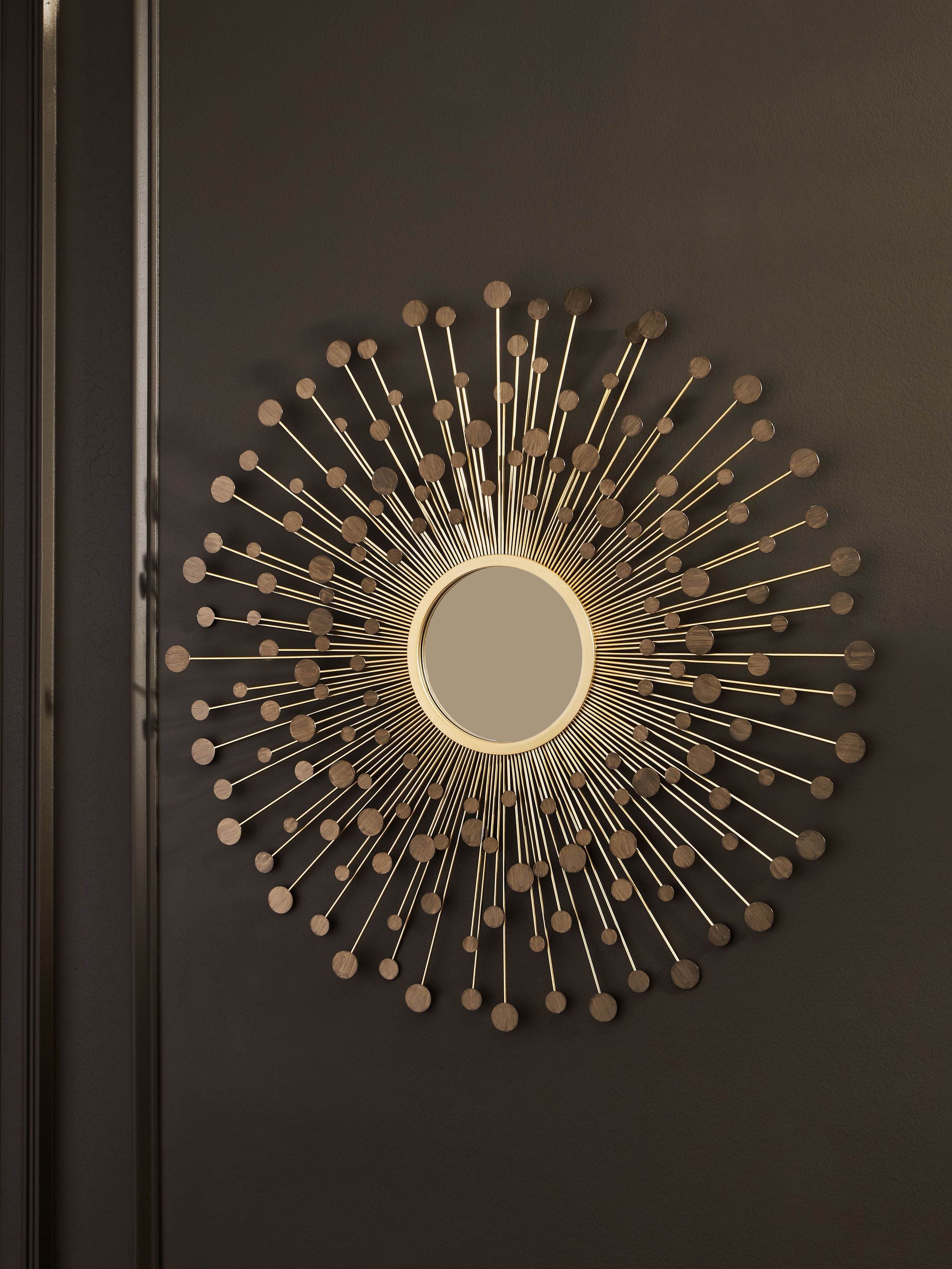 Morwenna - Accent Mirror - Bronze / Gold Finish-2
