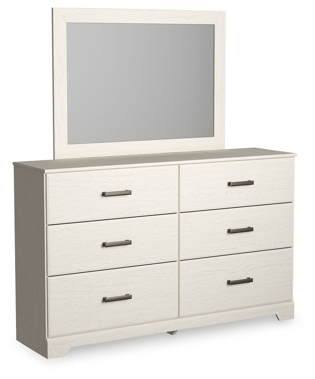 Stelsie - Dresser, Mirror - White-0