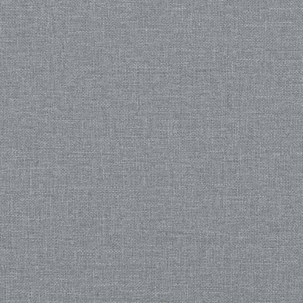 NNEVL 2 Piece Sofa Set with Cushions Light Grey Fabric-4