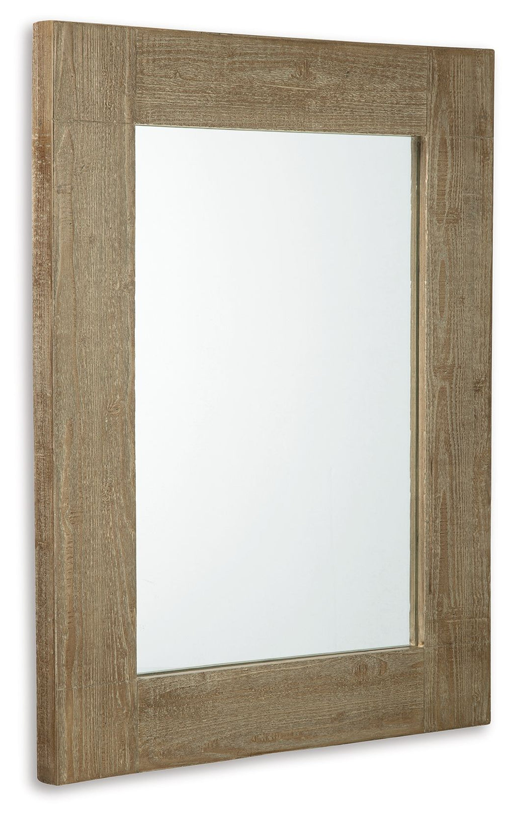 Waltleigh - Accent Mirror - Distressed Brown-1
