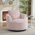 Compressible 360° Swivel Accent Chair,- Modern Comfort Seating for Living Room,Office,Apartment