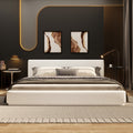 Velvet Soft and Comfortable Upholstered Queen Bed Frame