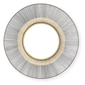 Dallmen - Accent Mirror - Black / Gold Finish-0