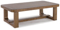 Cabalynn - Rectangular Cocktail Table - Light Brown-0